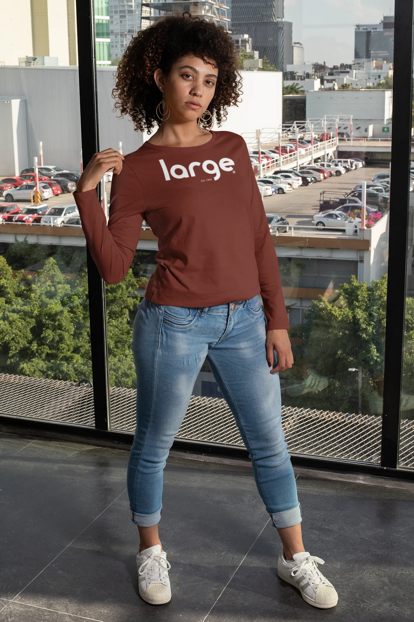 Large Music Long Sleeve T-Shirt (Unisex)