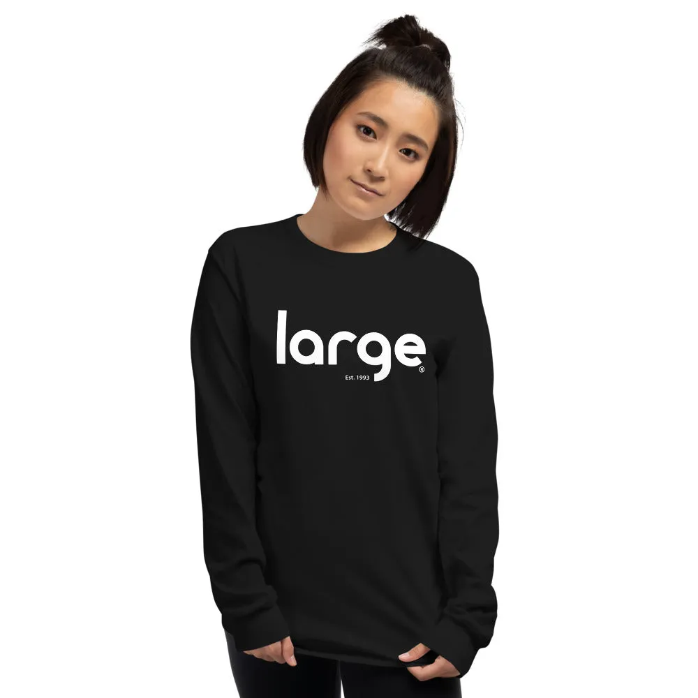 Large Music Long Sleeve T-Shirt (Unisex)