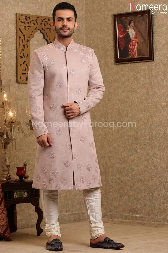 Latest Pakistani Designer Groom Sherwani 2021 #GR79