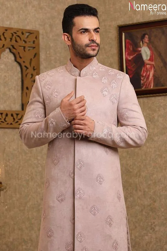 Latest Pakistani Designer Groom Sherwani 2021 #GR79