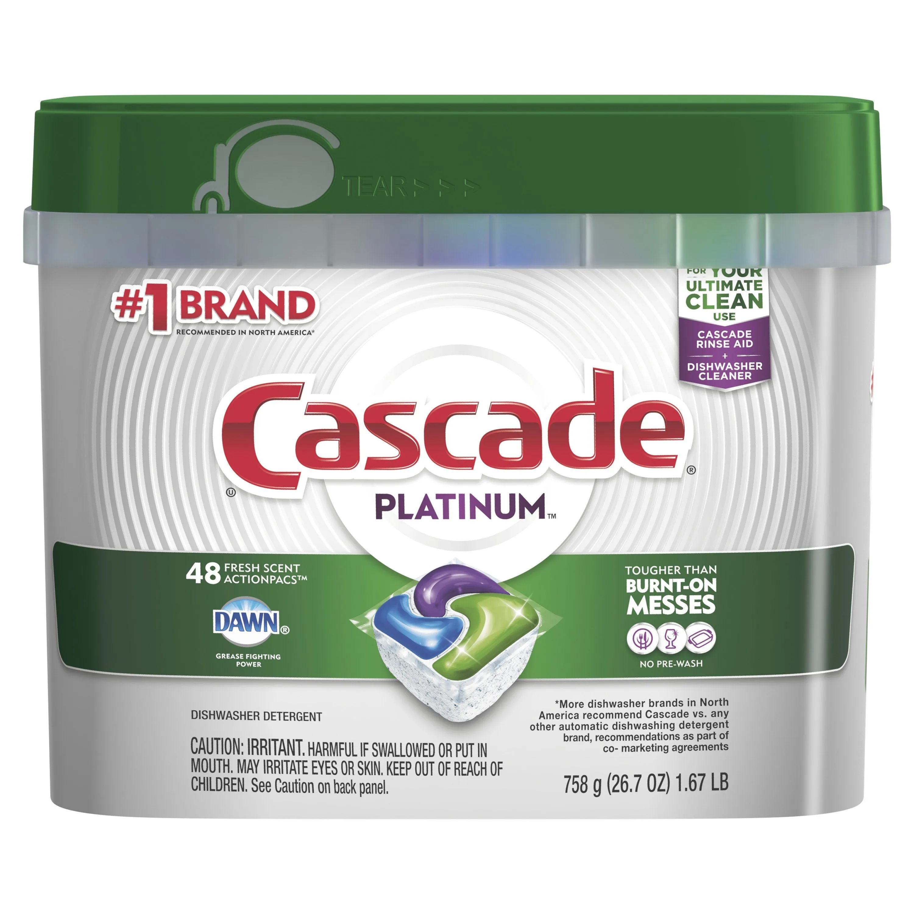 Lavavajilla Platinum Pods Cascade 48 Un