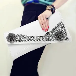 Leather Clutch Bag Personalized Leather Clutch Bag Diamond Female Bag Soft Leather Evening Bag Envelope Bag
