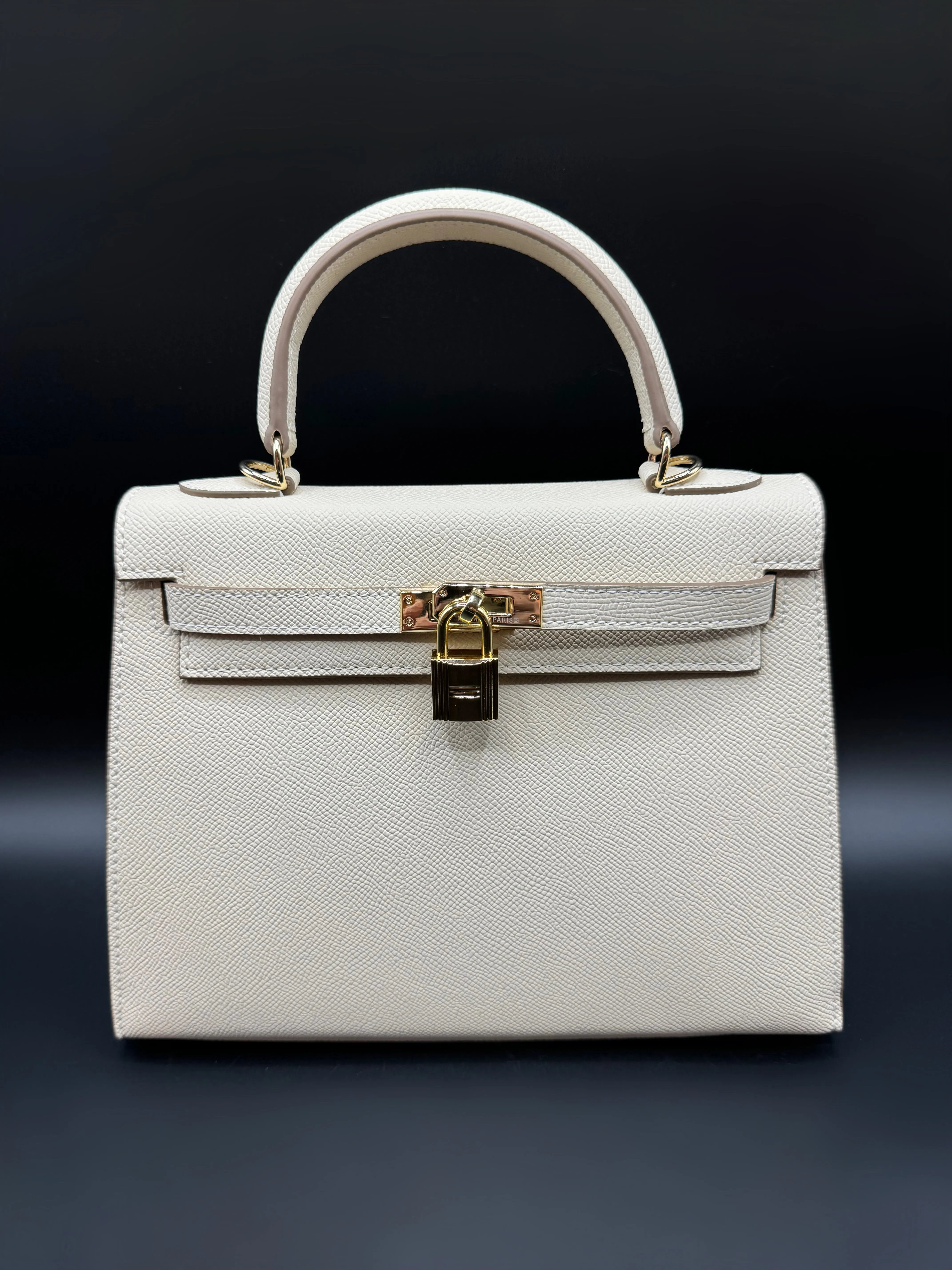 Leather Inspired Top Handle