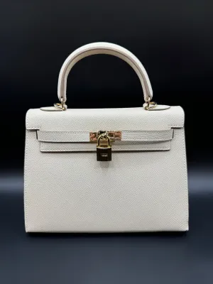 Leather Inspired Top Handle