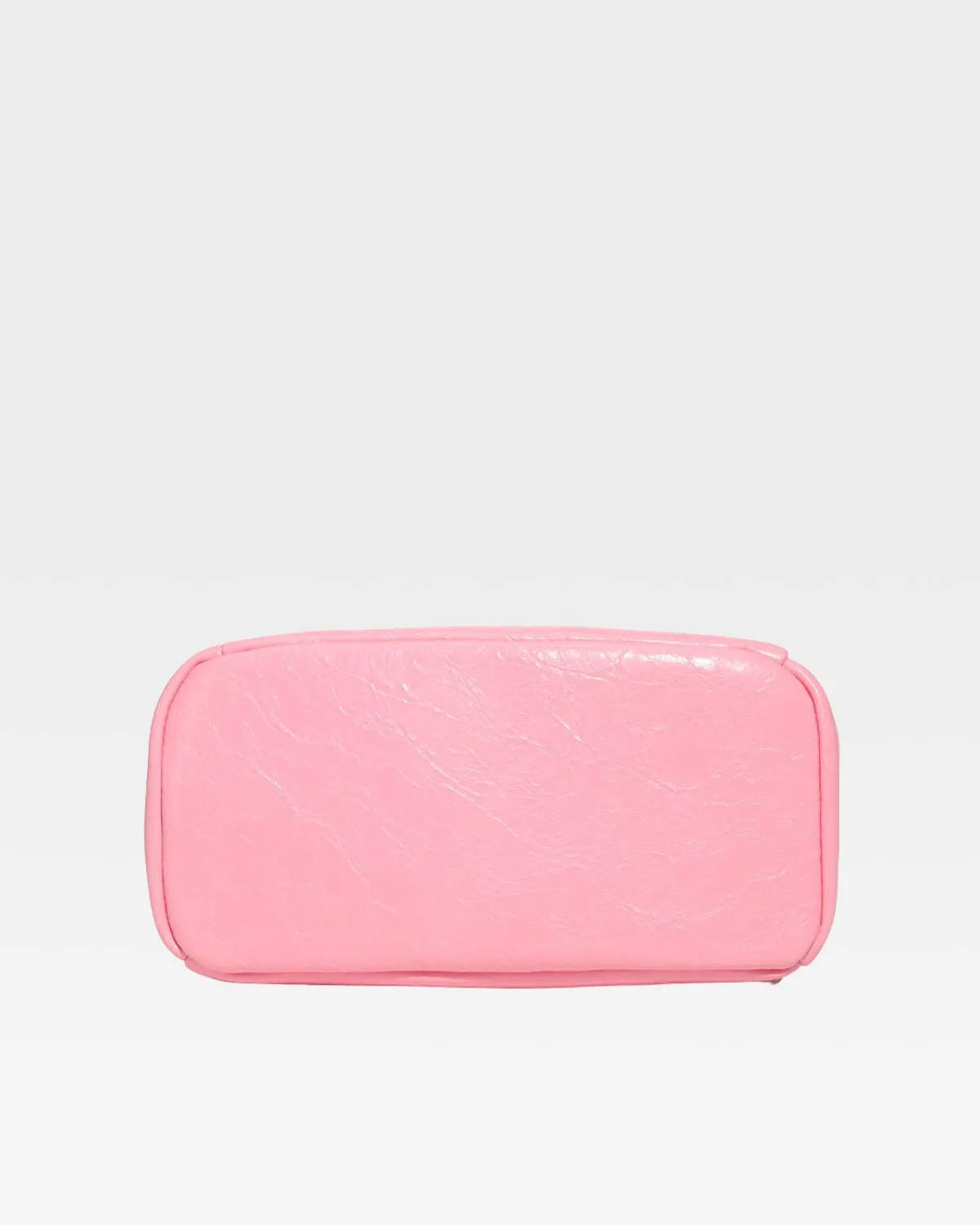 Leather Mini Tote Bag in Baby Pink