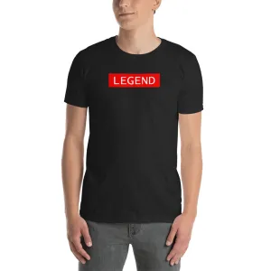 Legend T Shirt Black One Word Legend T Shirt for Men