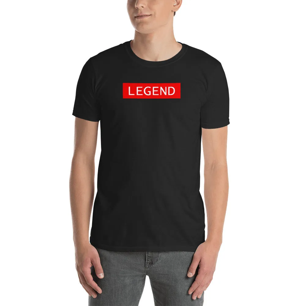 Legend T Shirt Black One Word Legend T Shirt for Men