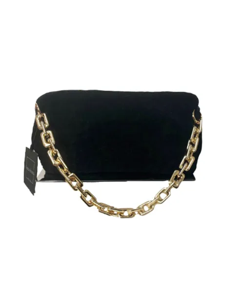 LINDA RICHARDS | Shearling Chain Clutch