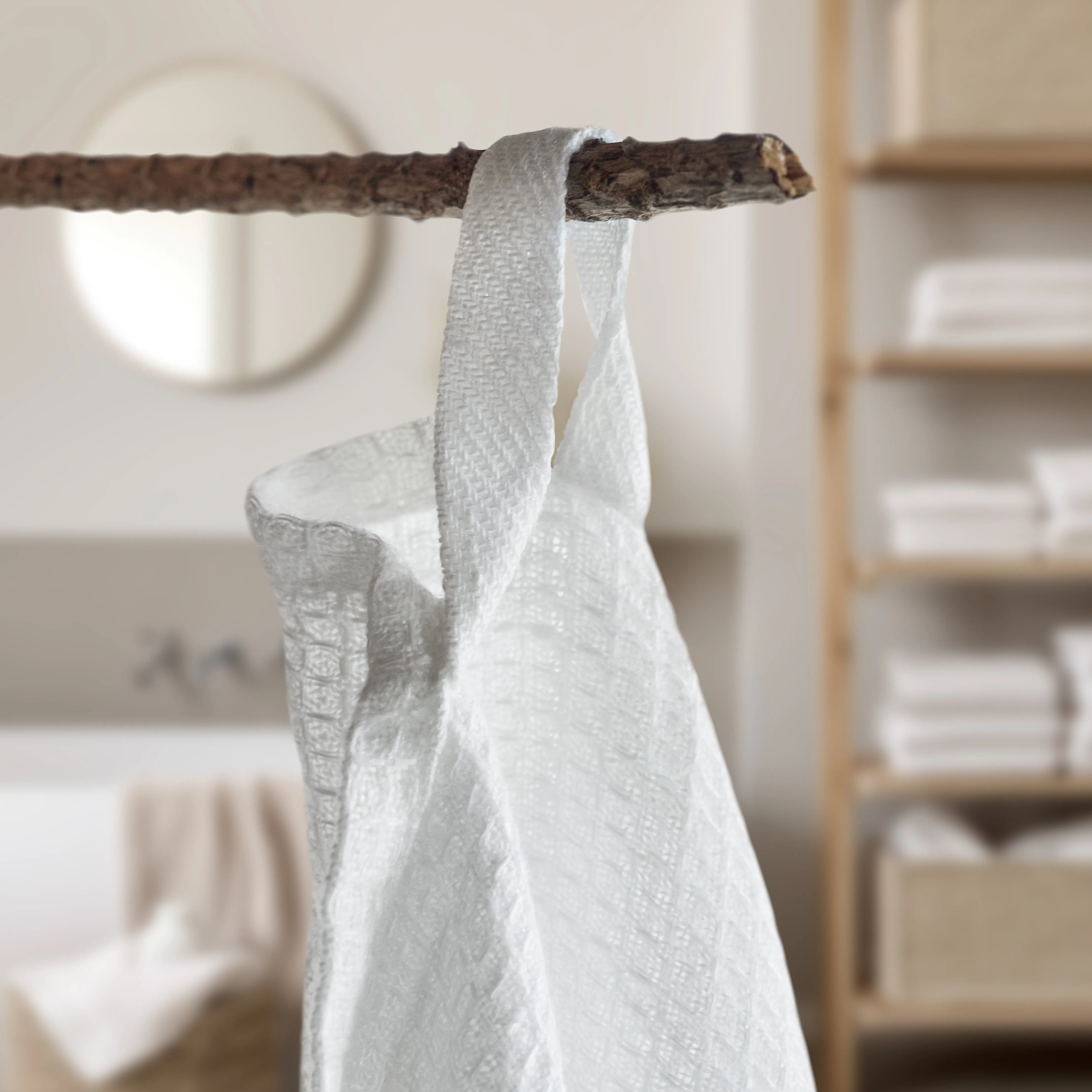Linen Bath Towel - 100% Linen - White