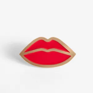 Lips Pin and Post Card