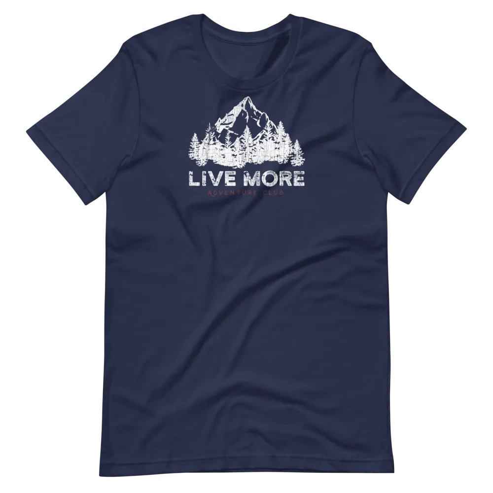 Live More Adventure Club Short-Sleeve Unisex T-Shirt