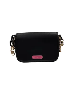 Logo Patch Chain-Linked Shoulder Bag