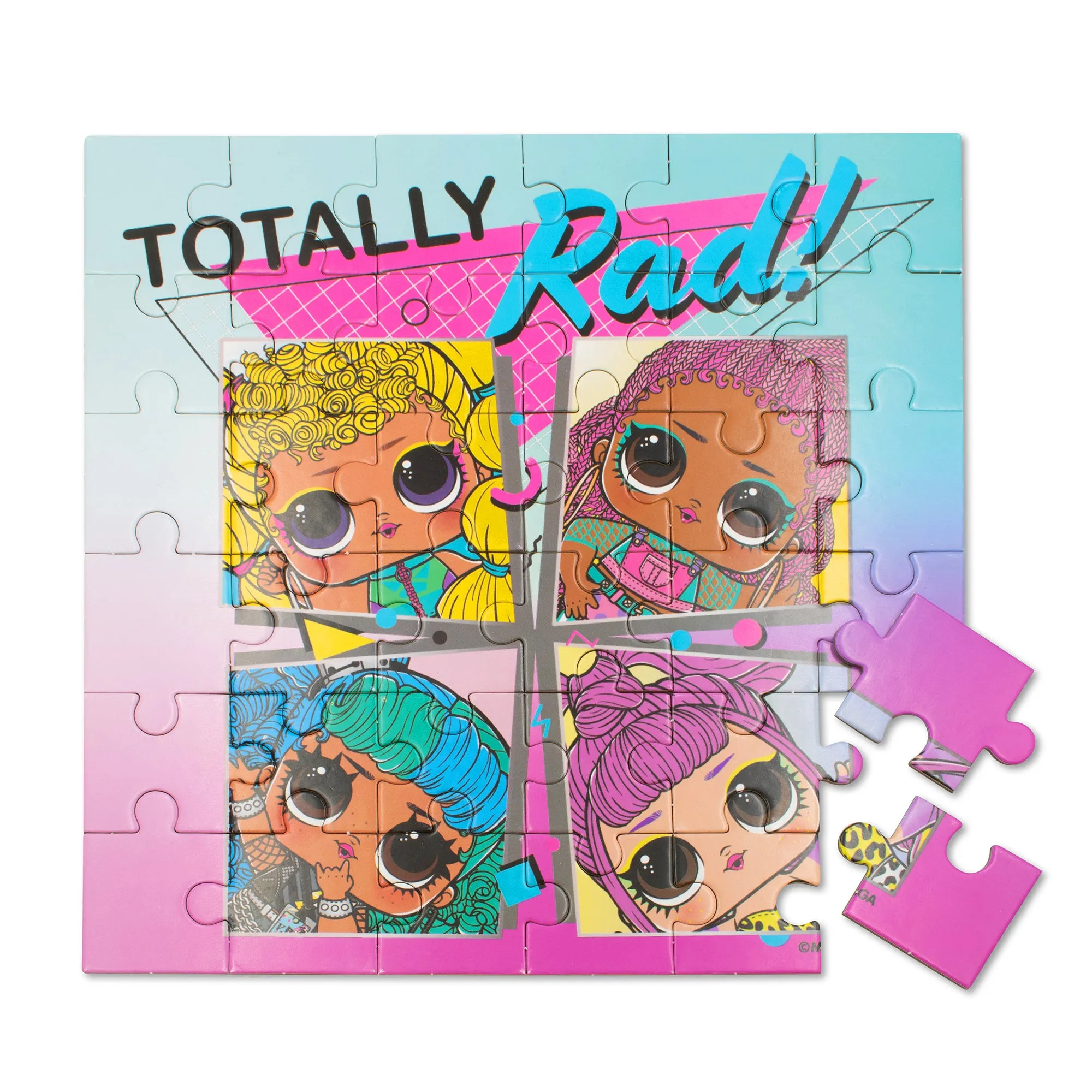 LOL Girls Activity Set 6pc Kids Arts and Crafts Kit for Home, Travel, or Gift