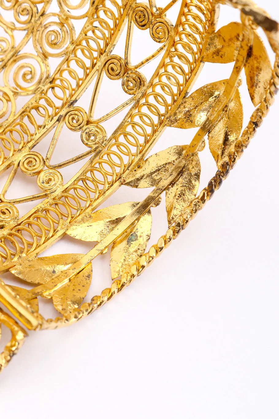Long Filigree Cuff Bracelet I
