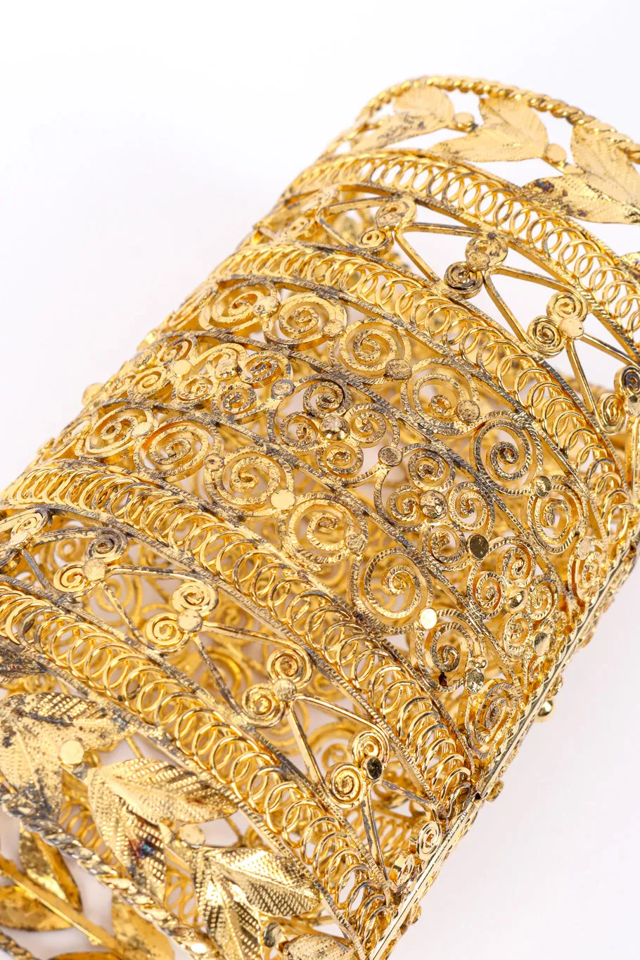 Long Filigree Cuff Bracelet I