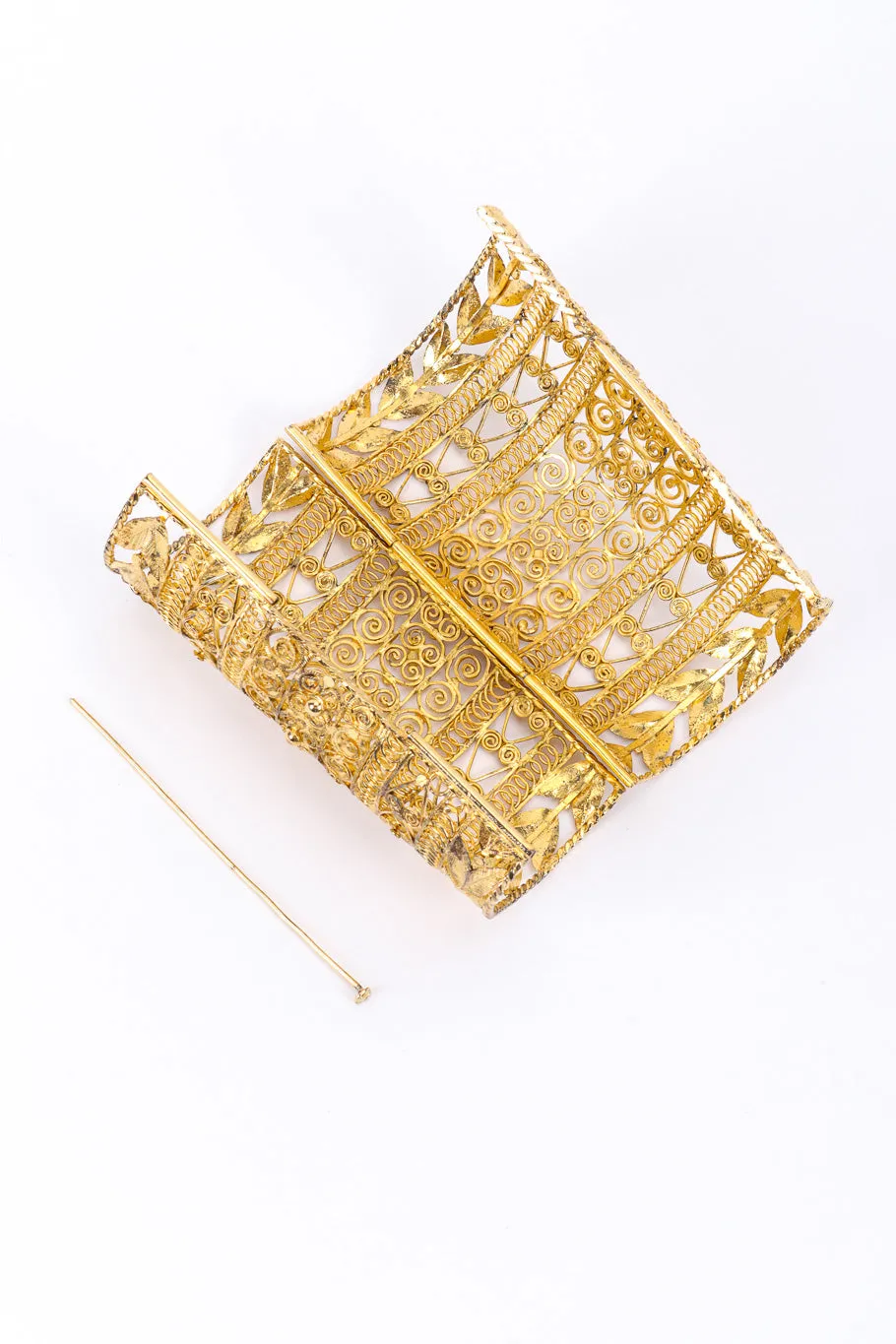 Long Filigree Cuff Bracelet I