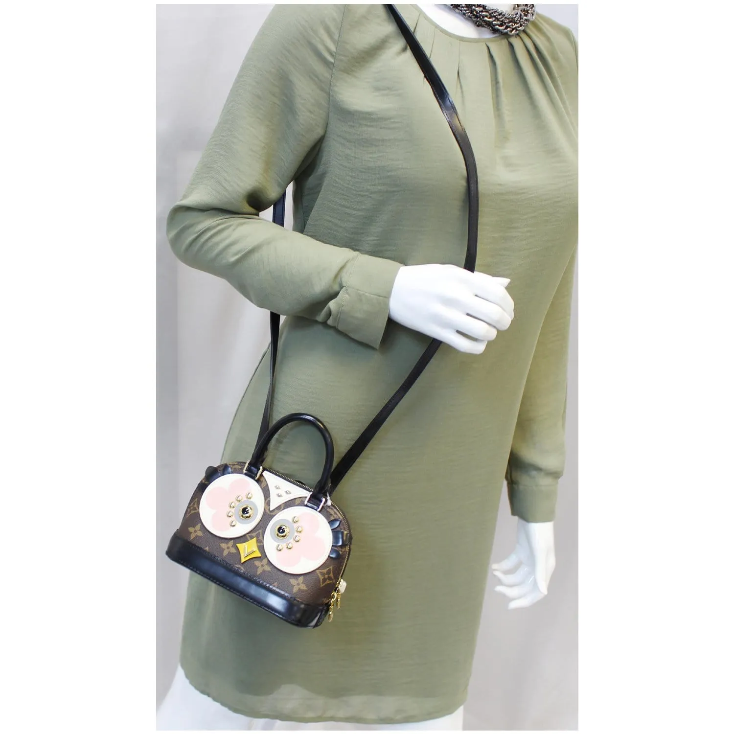 Louis Vuitton Alma Nano Owl Crossbody Shoulder Bag