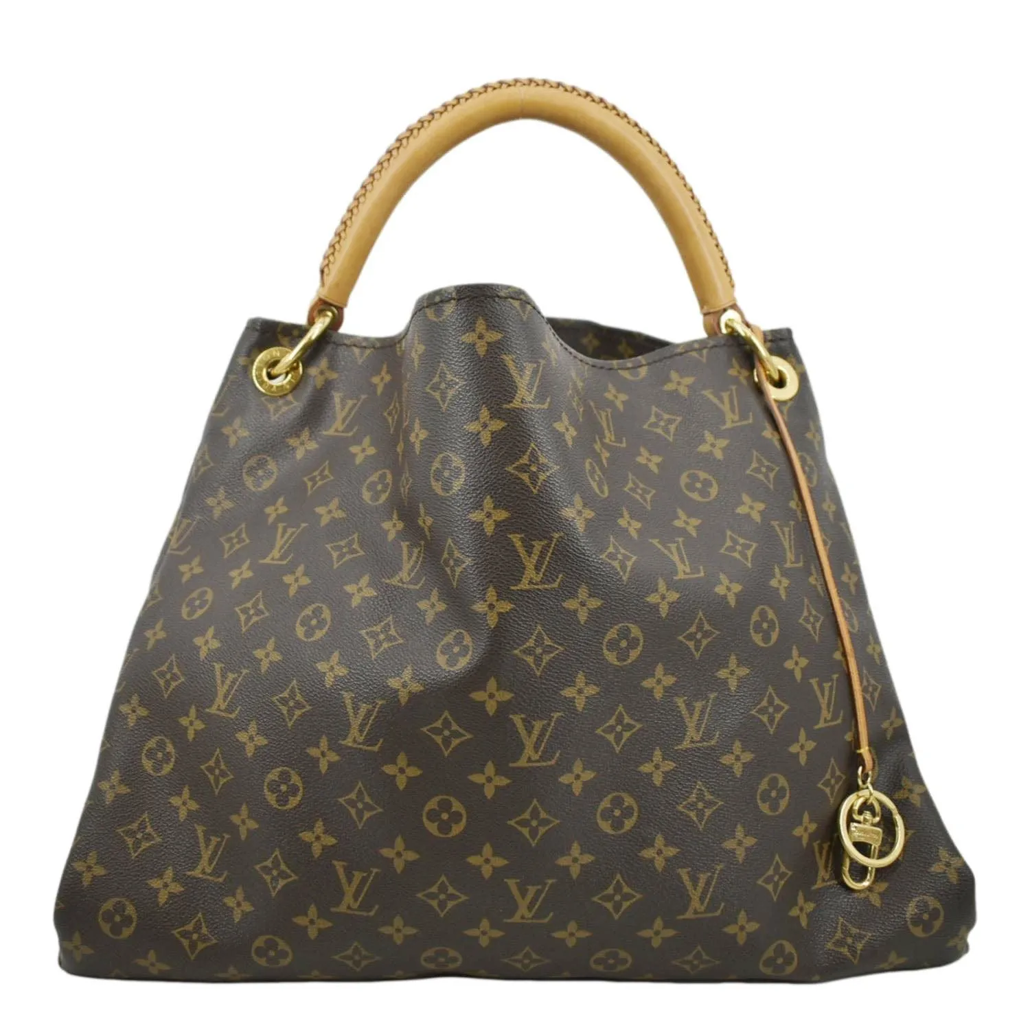 LOUIS VUITTON Artsy GM Monogram Canvas Hobo Bag Brown