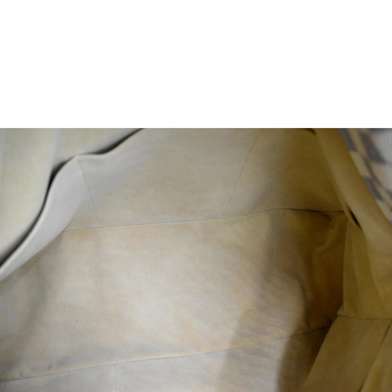 LOUIS VUITTON Artsy MM Damier Azur Hobo Bag White