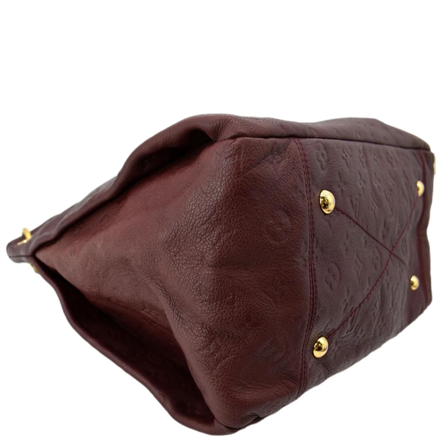 LOUIS VUITTON Artsy MM Empreinte Leather Hobo Bag Red