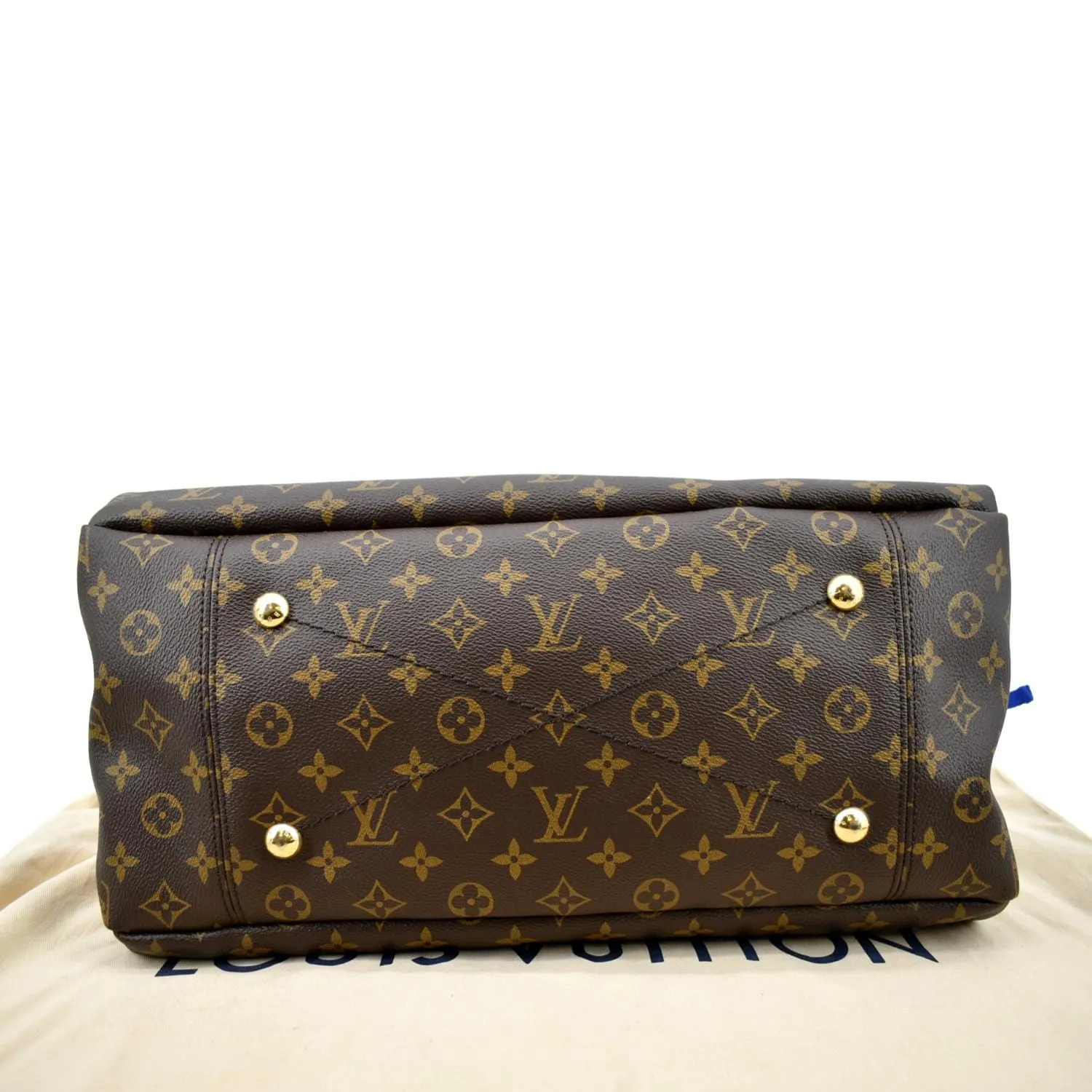 LOUIS VUITTON  Artsy MM Monogram Canvas Hobo Bag Brown