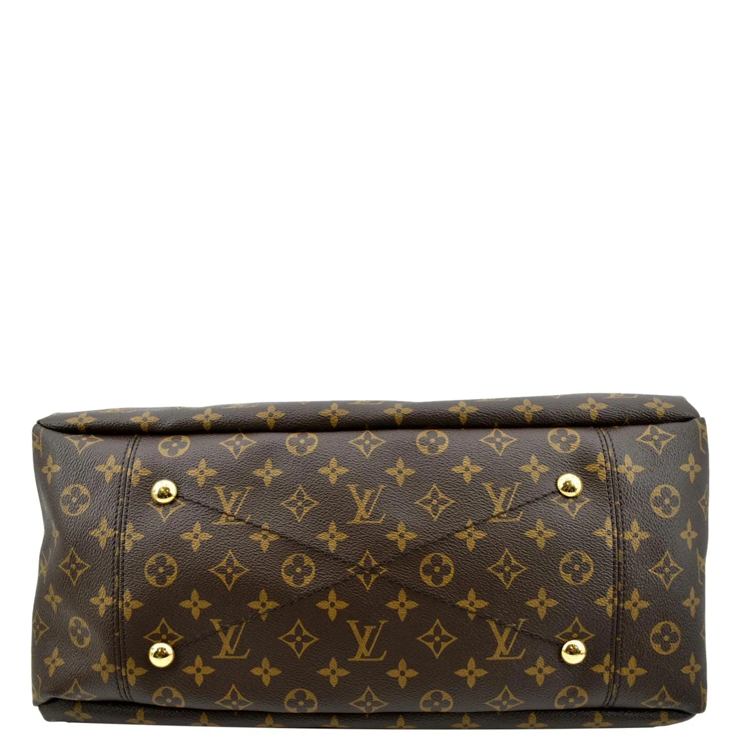 LOUIS VUITTON Artsy MM Monogram Canvas Hobo Bag Brown