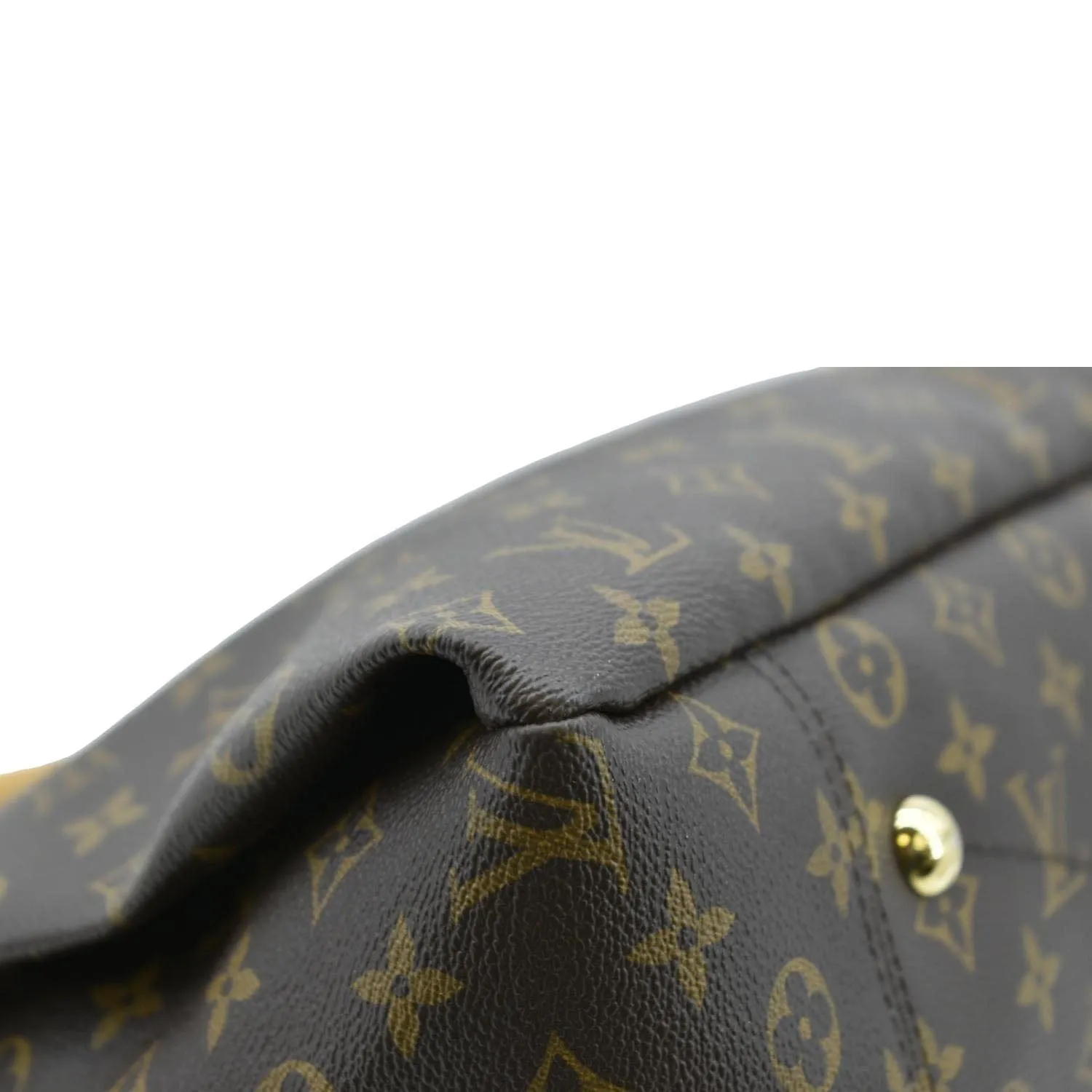 LOUIS VUITTON  Artsy MM Monogram Canvas Hobo Bag Brown