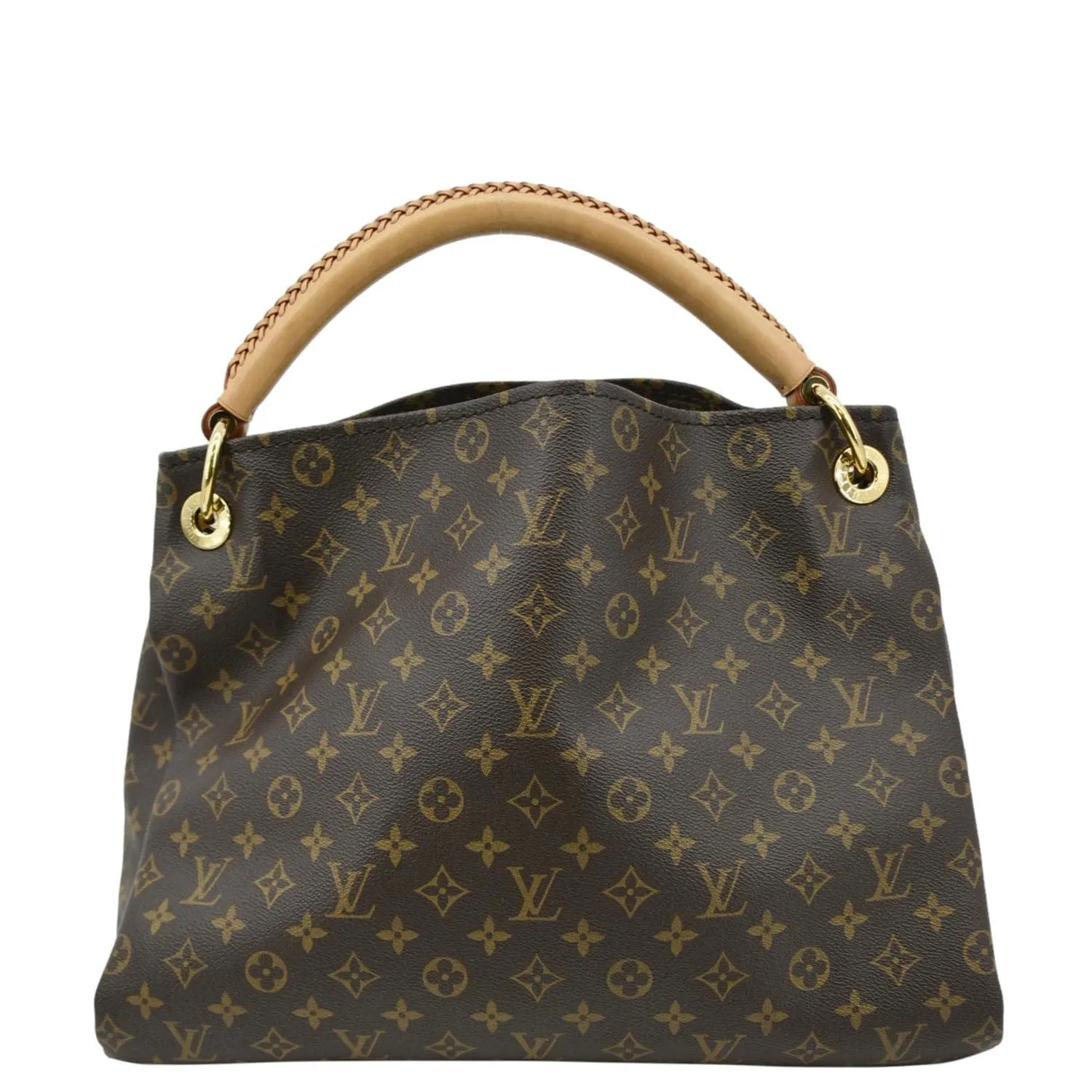 LOUIS VUITTON  Artsy MM Monogram Canvas Hobo Bag Brown