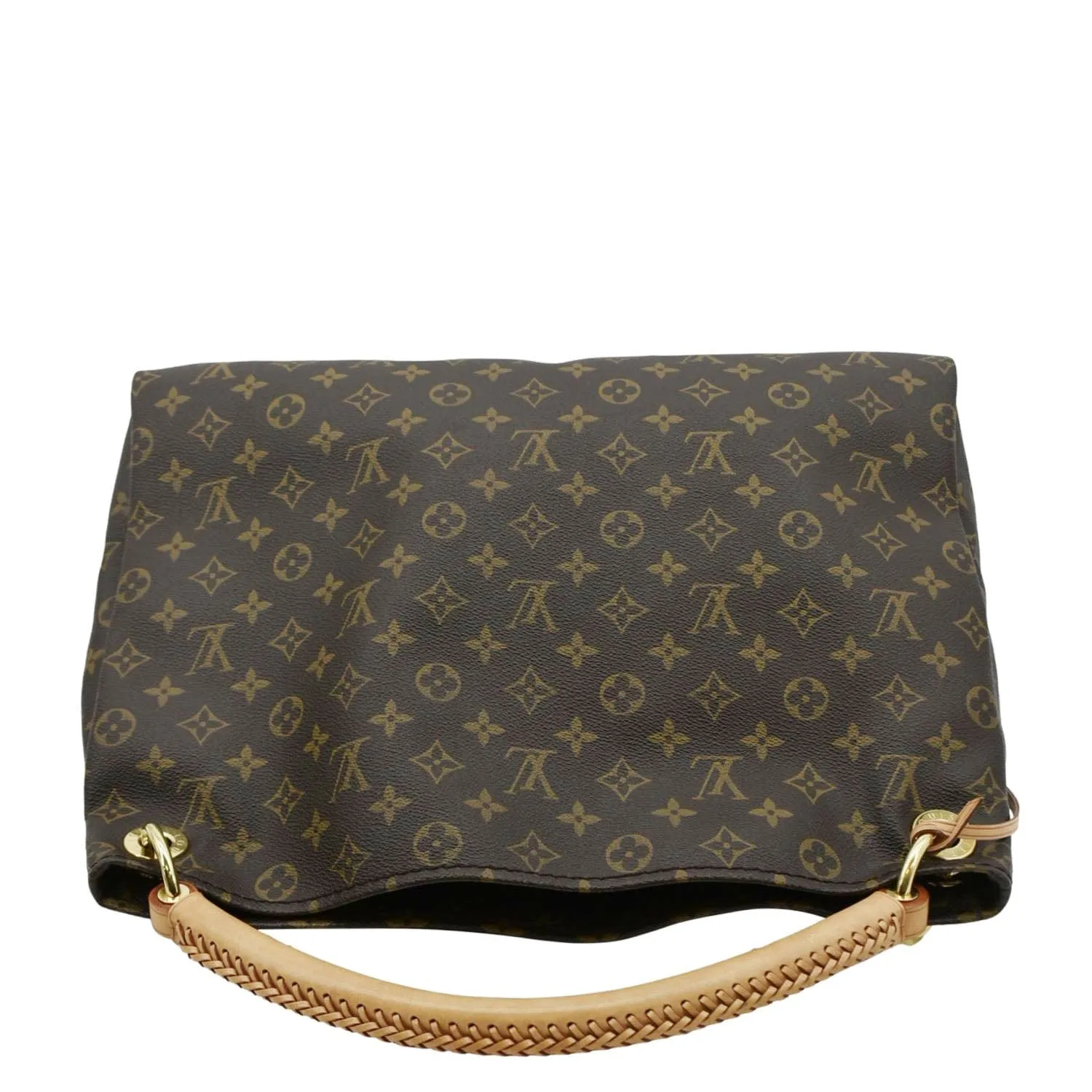 LOUIS VUITTON  Artsy MM Monogram Canvas Hobo Bag Brown