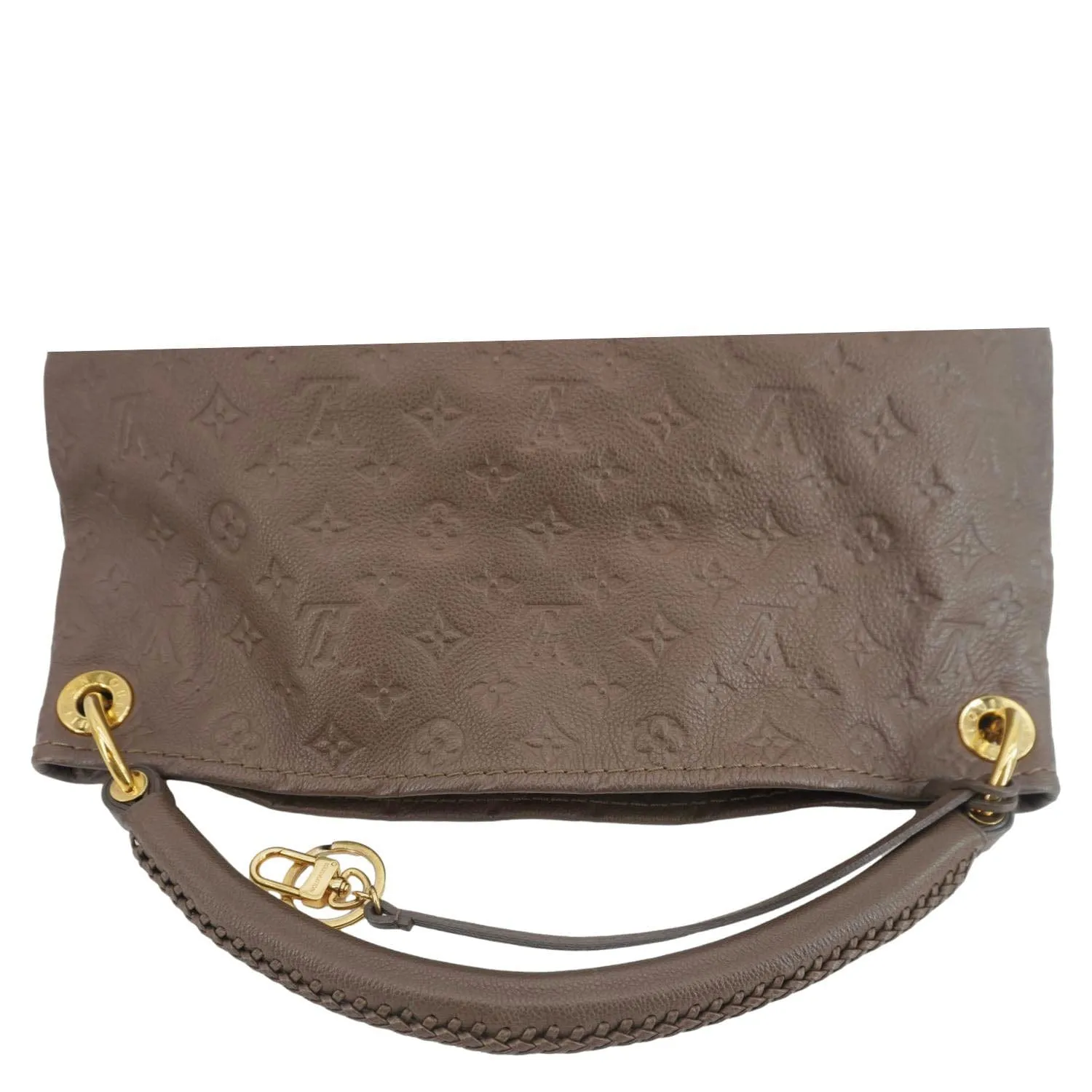 LOUIS VUITTON Artsy MM Monogram Empreinte Leather Hobo Bag Brown