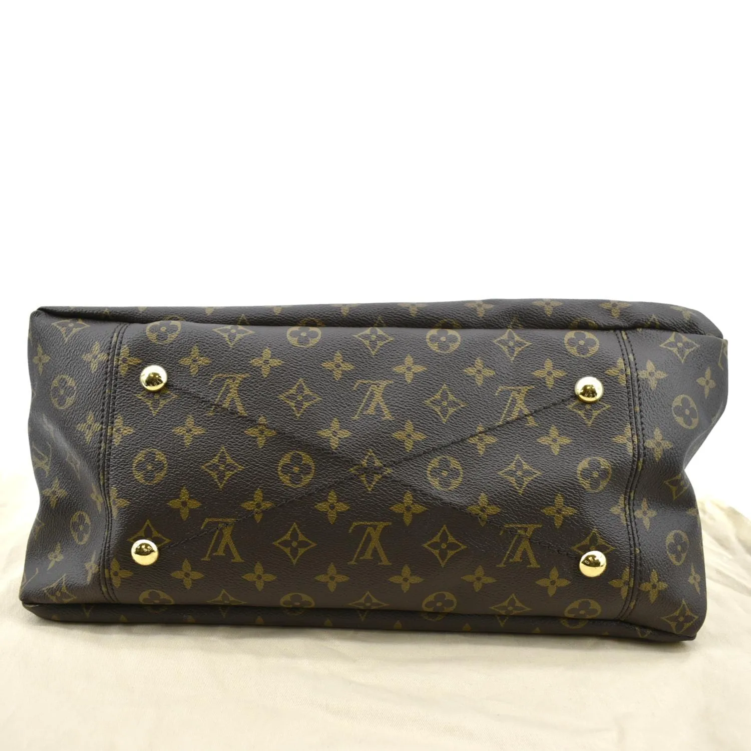 LOUIS VUITTON Artsy MM NM Monogram Canvas Hobo Bag Brown