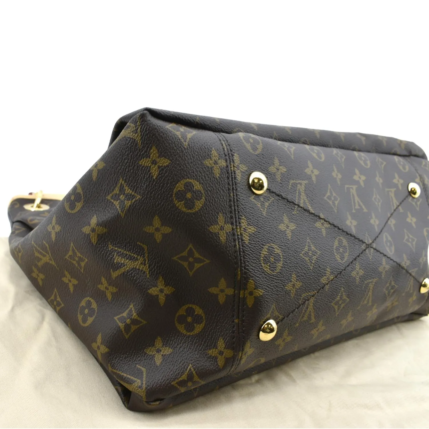 LOUIS VUITTON Artsy MM NM Monogram Canvas Hobo Bag Brown