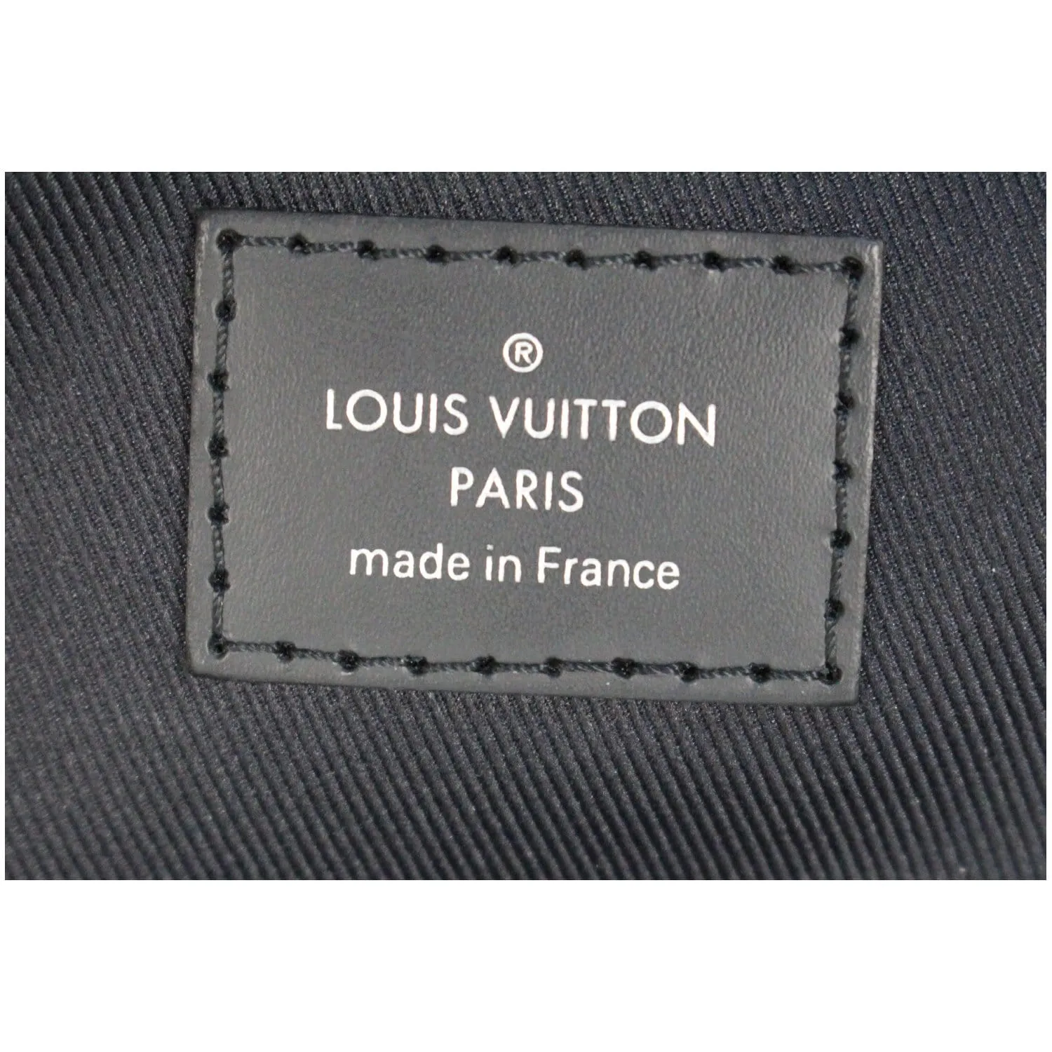 LOUIS VUITTON Avenue Sling Damier Graphite Crossbody Bag Black
