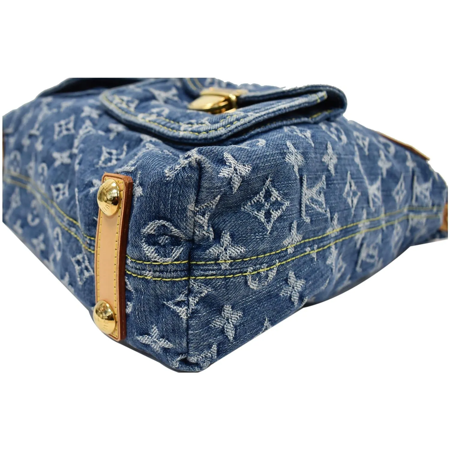 LOUIS VUITTON Baggy GM Monogram Denim Hobo Bag Blue