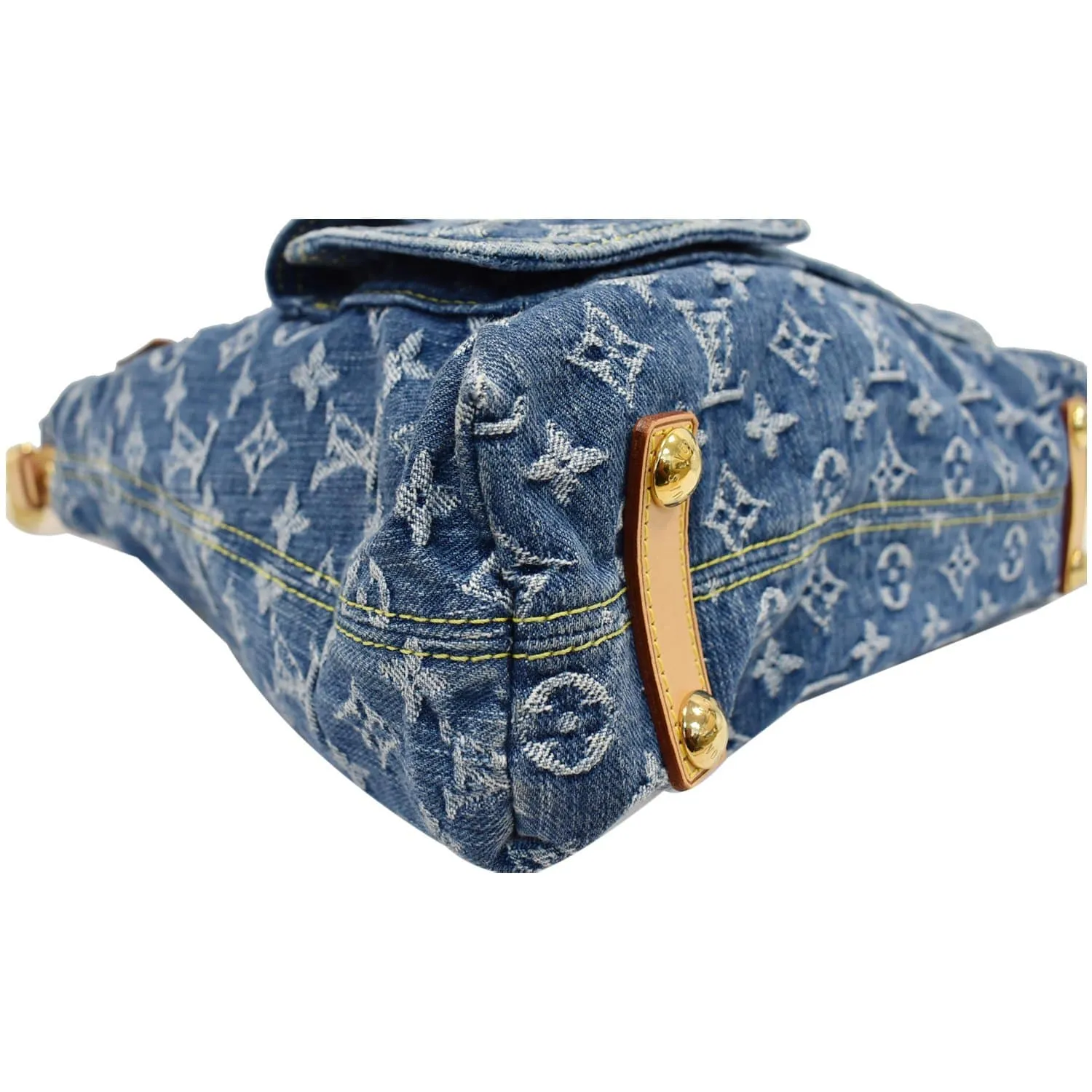 LOUIS VUITTON Baggy GM Monogram Denim Hobo Bag Blue