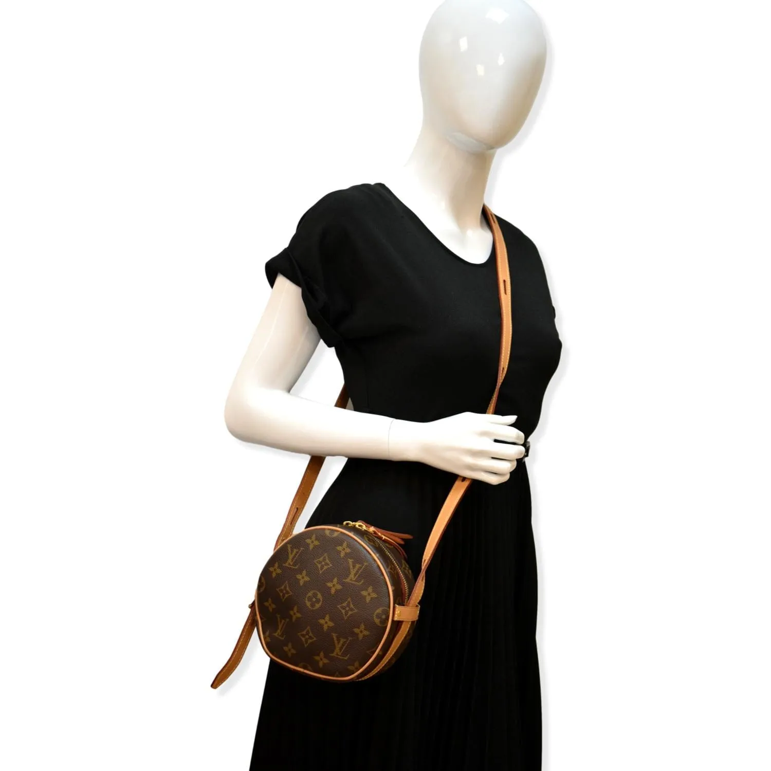 LOUIS VUITTON Boite Chapeau Souple PM Monogram Canvas Crossbody Bag Brown - Hot Deals
