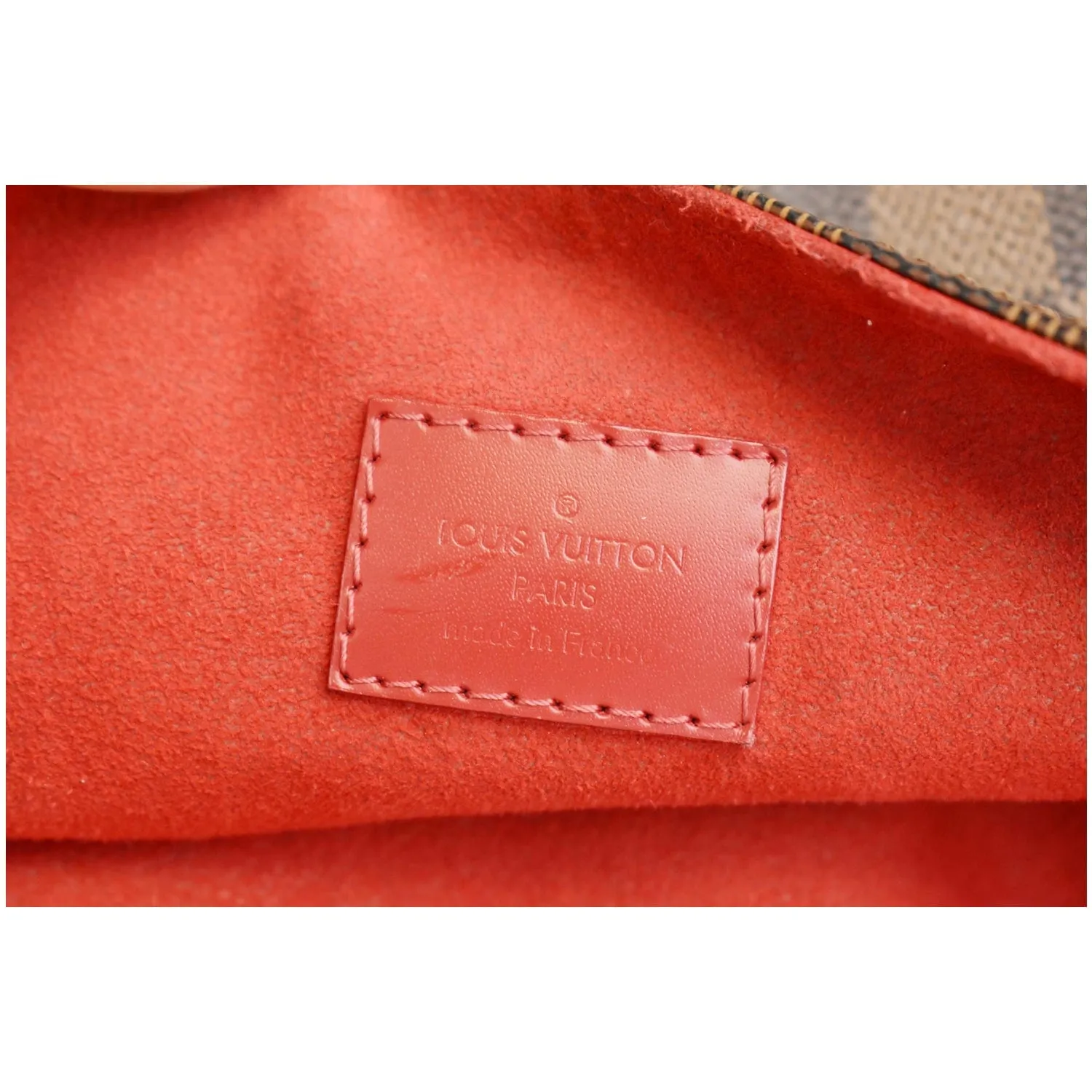 LOUIS VUITTON Caissa Damier Ebene Hobo Bag Brown