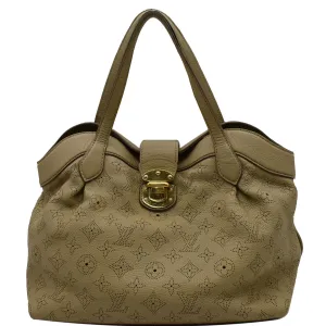 LOUIS VUITTON Cirrus PM Mahina Leather Hobo Bag Beige - 20% OFF