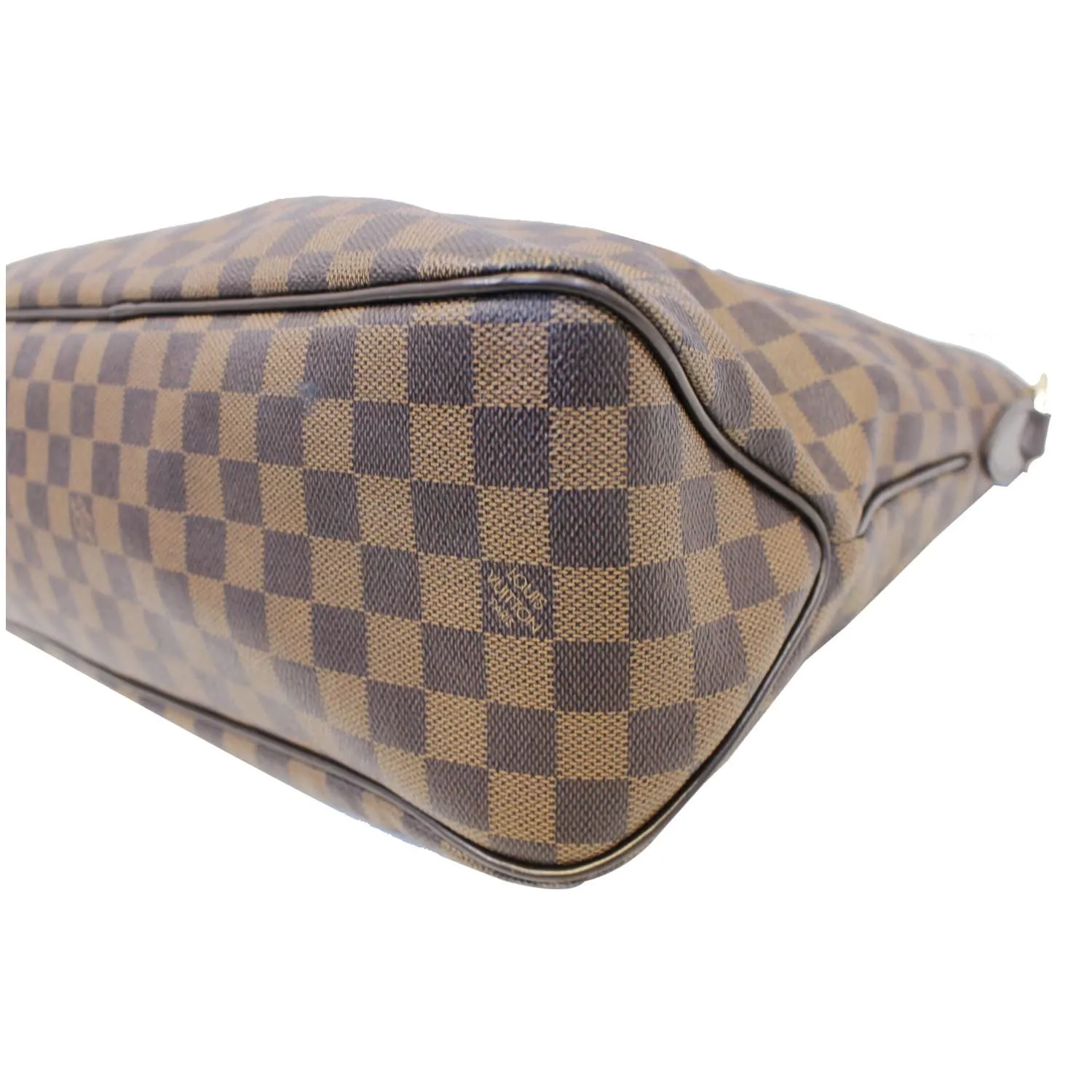 LOUIS VUITTON Delightful MM NM Damier Ebene Hobo Shoulder Bag Brown