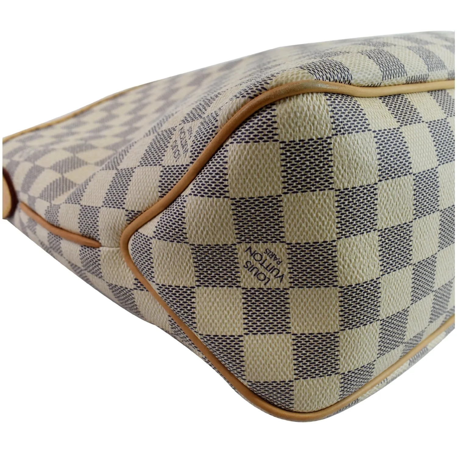 LOUIS VUITTON Delightful PM Damier Azur Shoulder Hobo Bag White