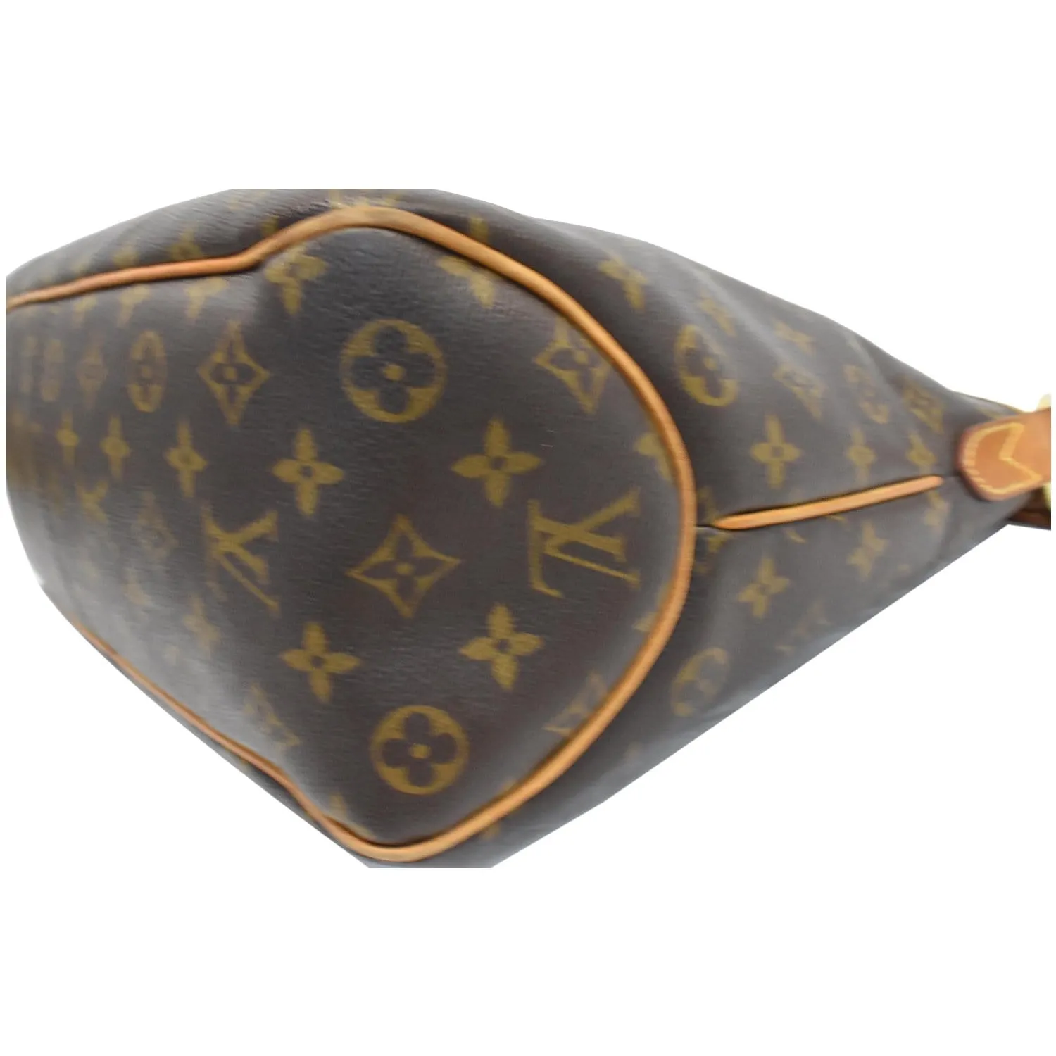 LOUIS VUITTON Delightful PM Monogram Canvas Hobo Bag Brown