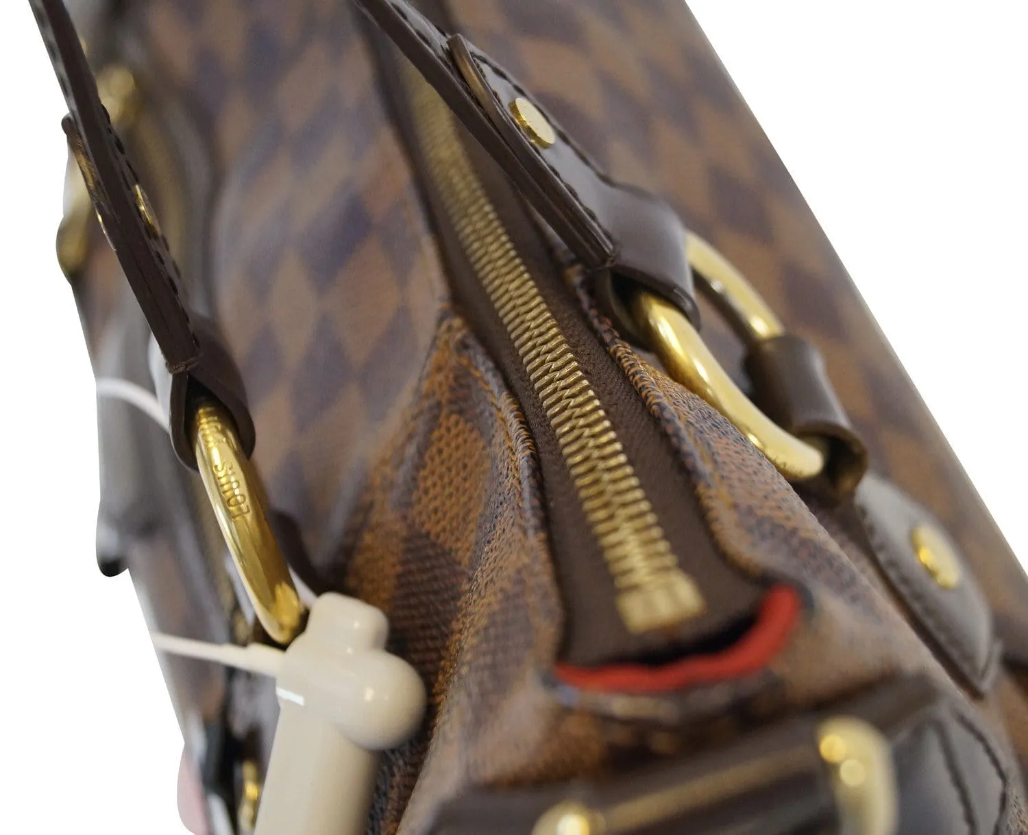 Louis Vuitton Evora MM Damier Ebene Hobo Shoulder Bag