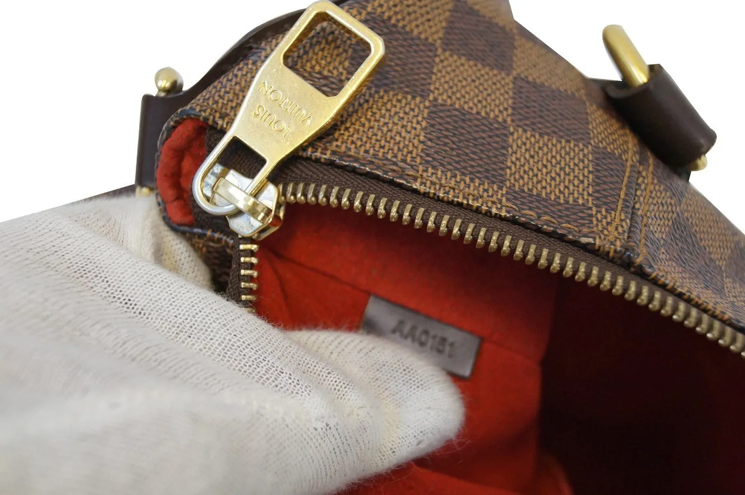 Louis Vuitton Evora MM Damier Ebene Hobo Shoulder Bag