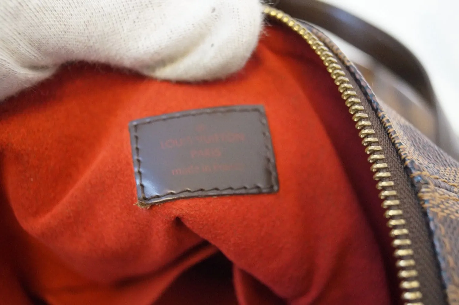 Louis Vuitton Evora MM Damier Ebene Hobo Shoulder Bag