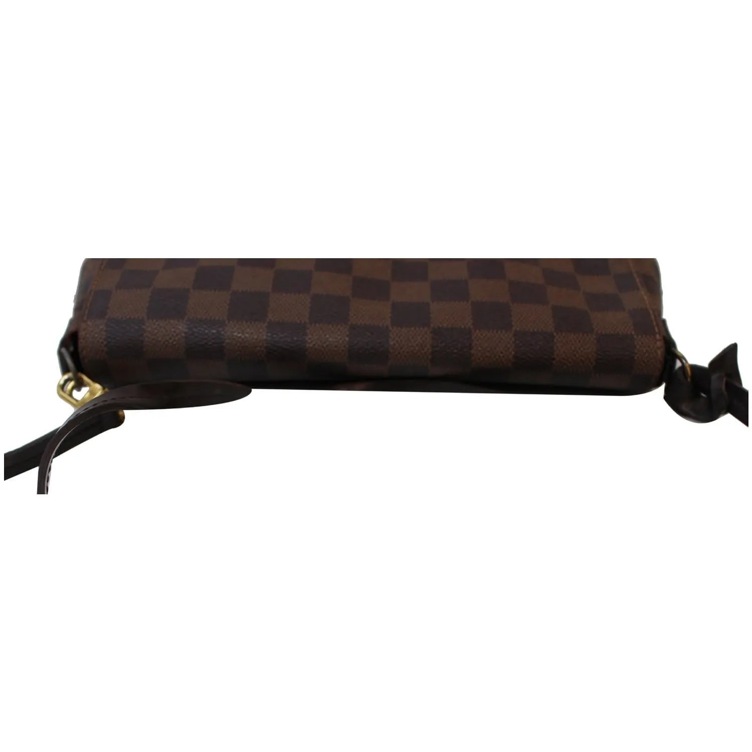 LOUIS VUITTON Favorite MM Damier Ebene Crossbody Bag Brown