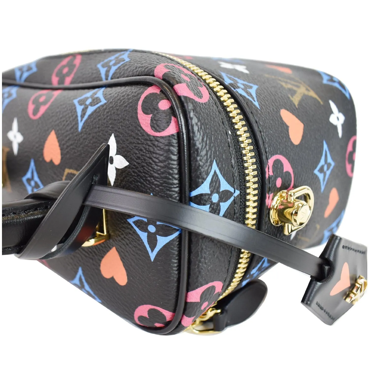 LOUIS VUITTON Game On Vanity PM Monogram Canvas Crossbody Bag Black