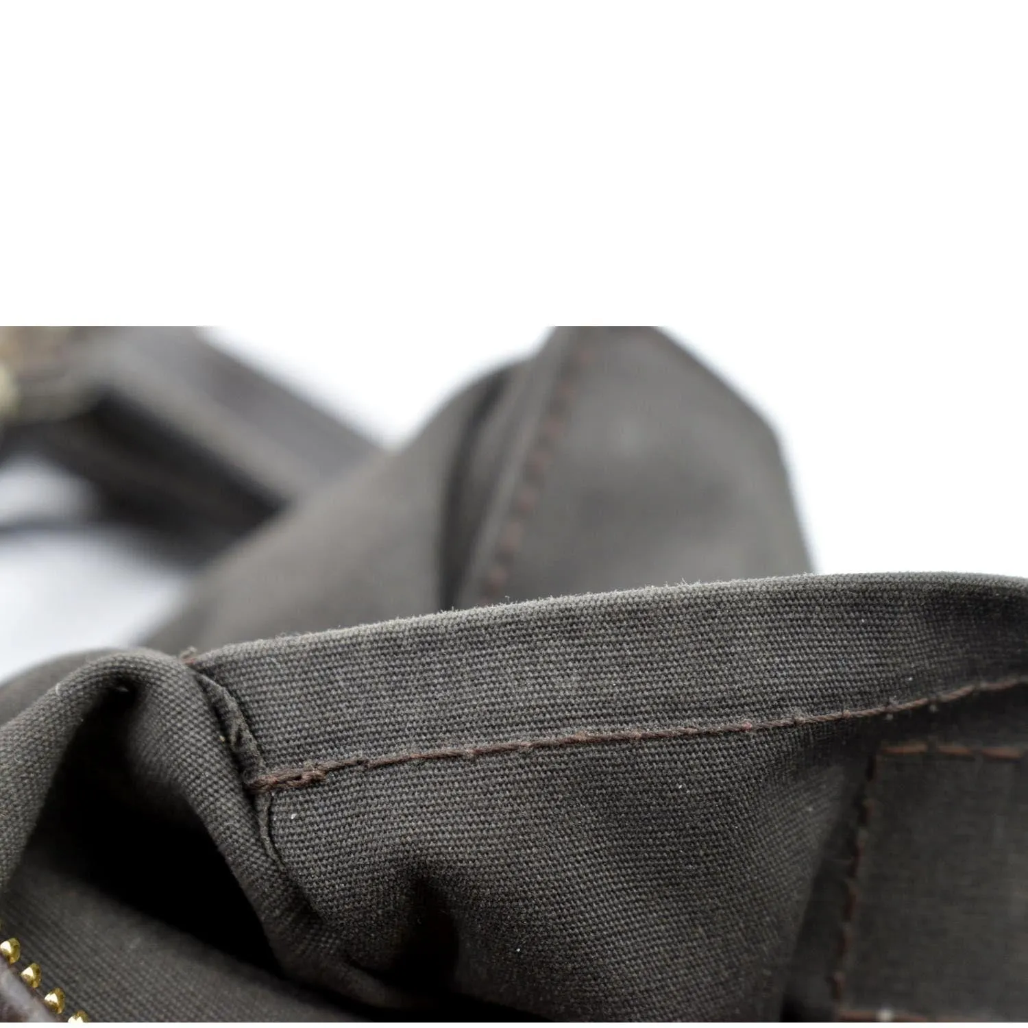 LOUIS VUITTON Manon PM Mini Lin Monogram Hobo Bag Brown