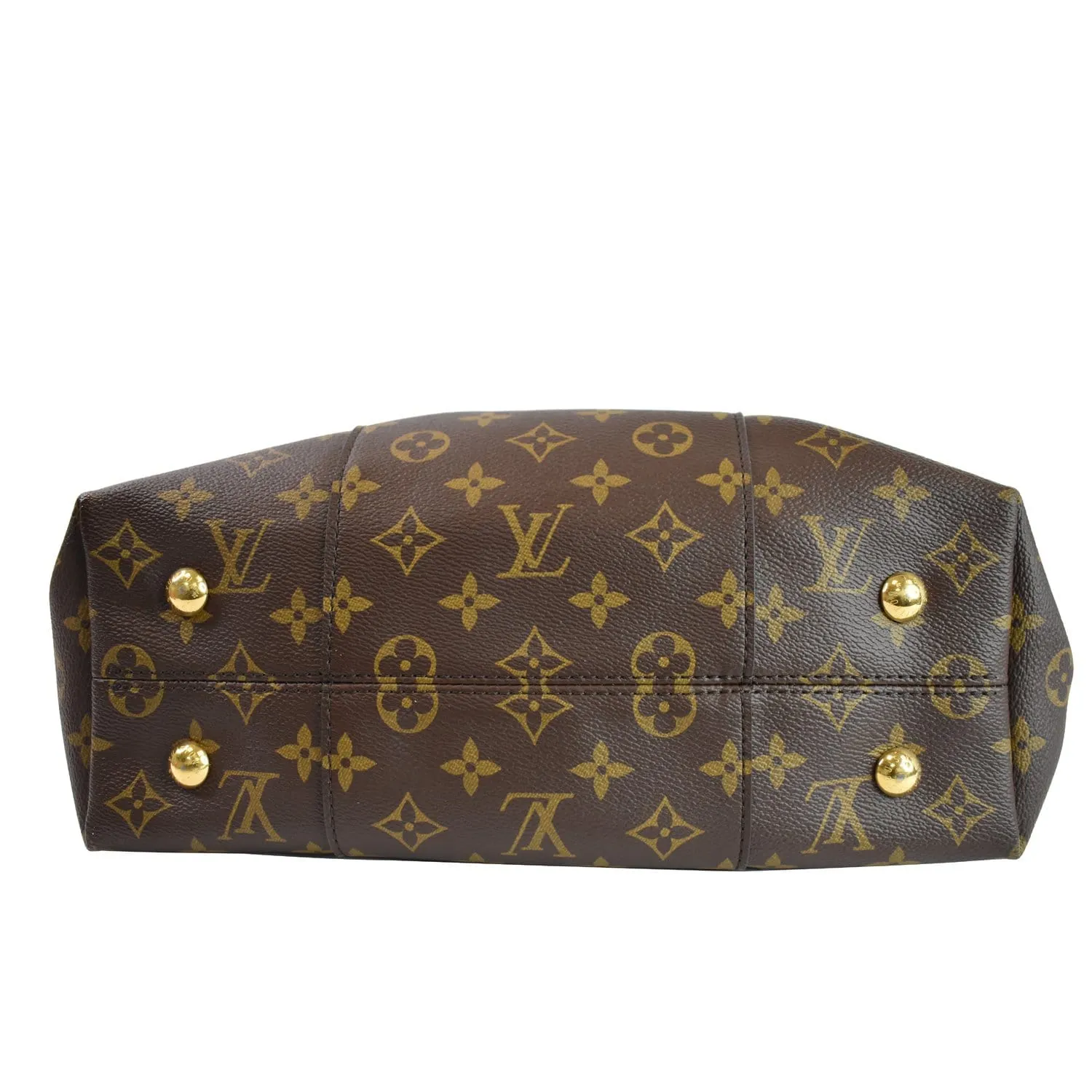 LOUIS VUITTON Melie Monogram Canvas Hobo Bag Brown