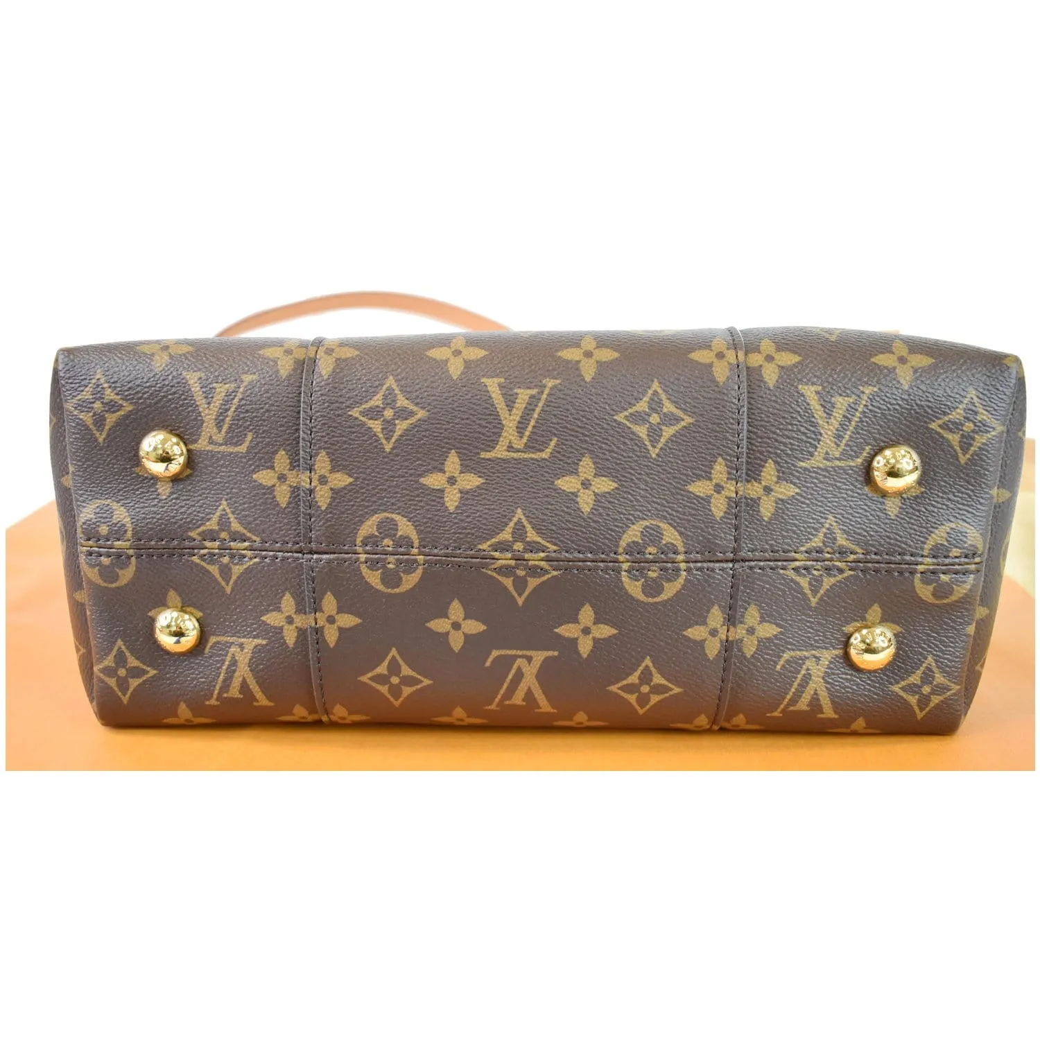 LOUIS VUITTON Melie Monogram Canvas Hobo Bag Brown