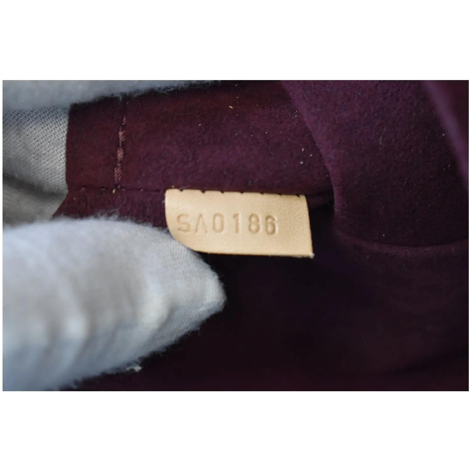 LOUIS VUITTON Melie Monogram Canvas Hobo Bag Brown